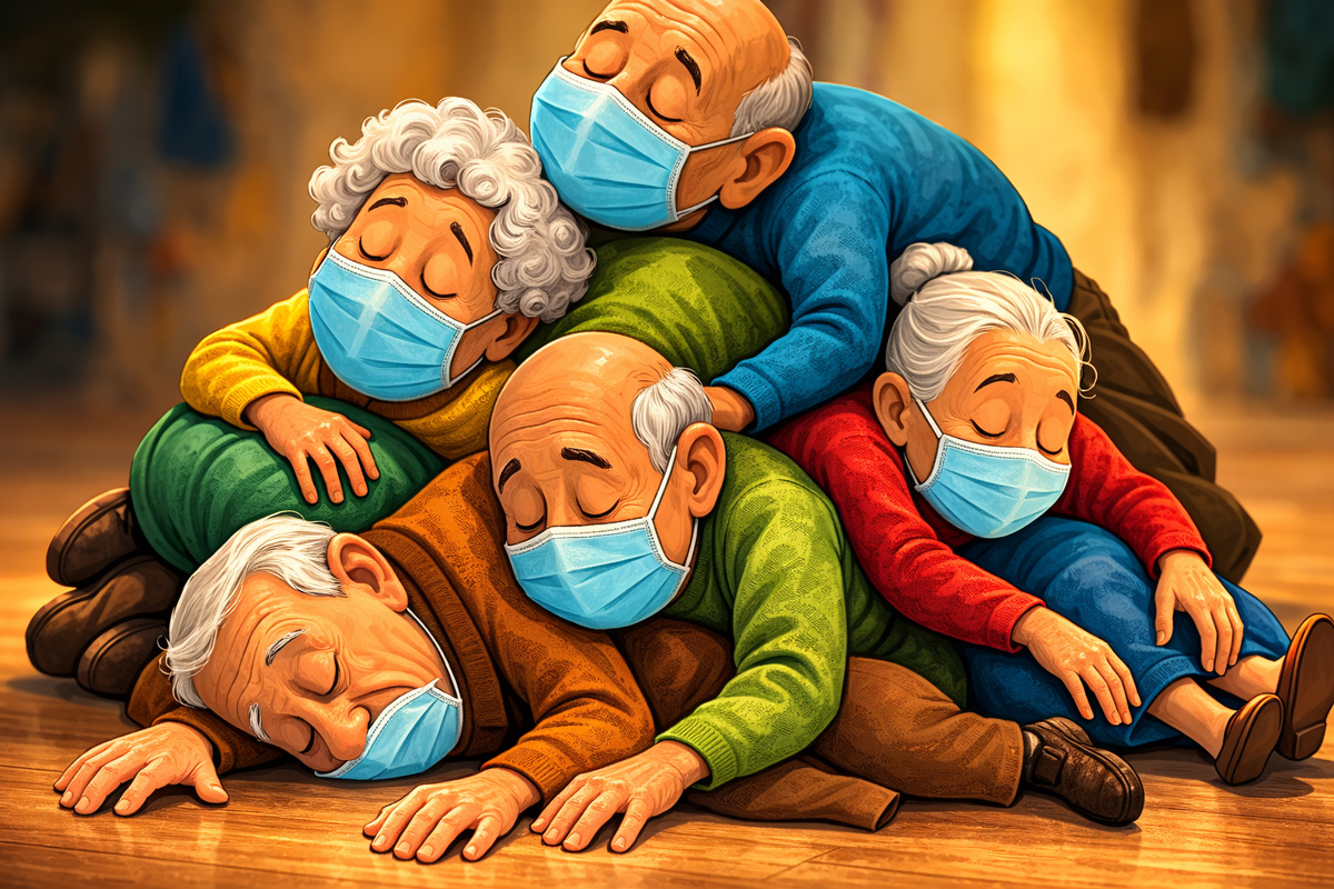 How many elderly people did you kill during COVID-19?