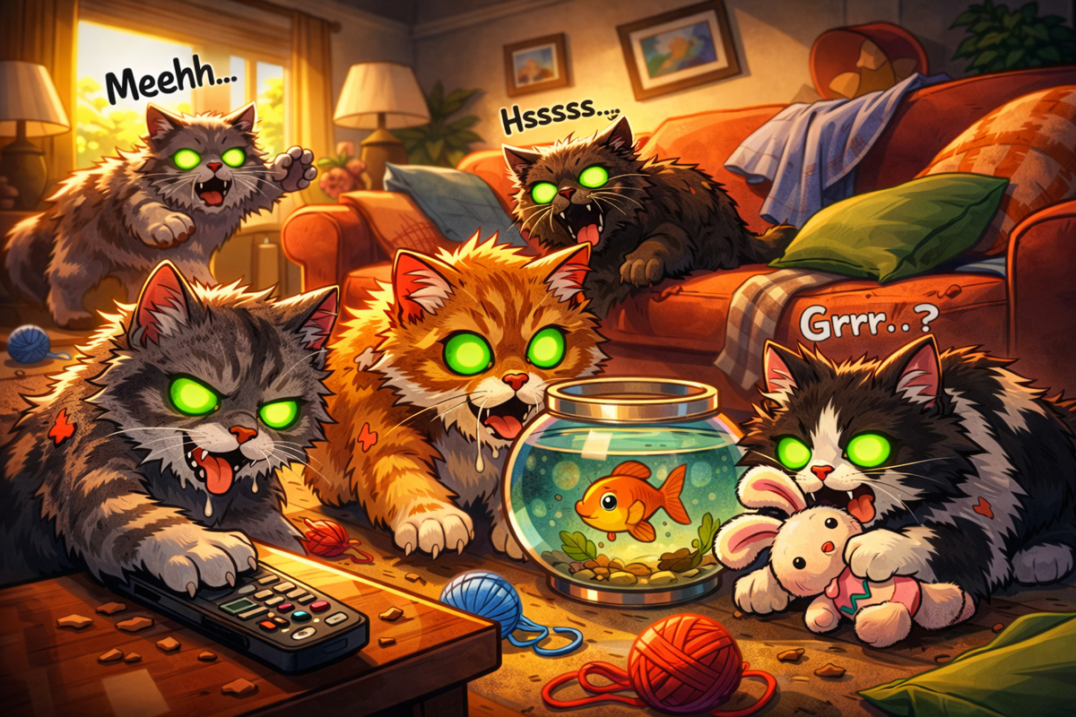 Cats should be BANNED!