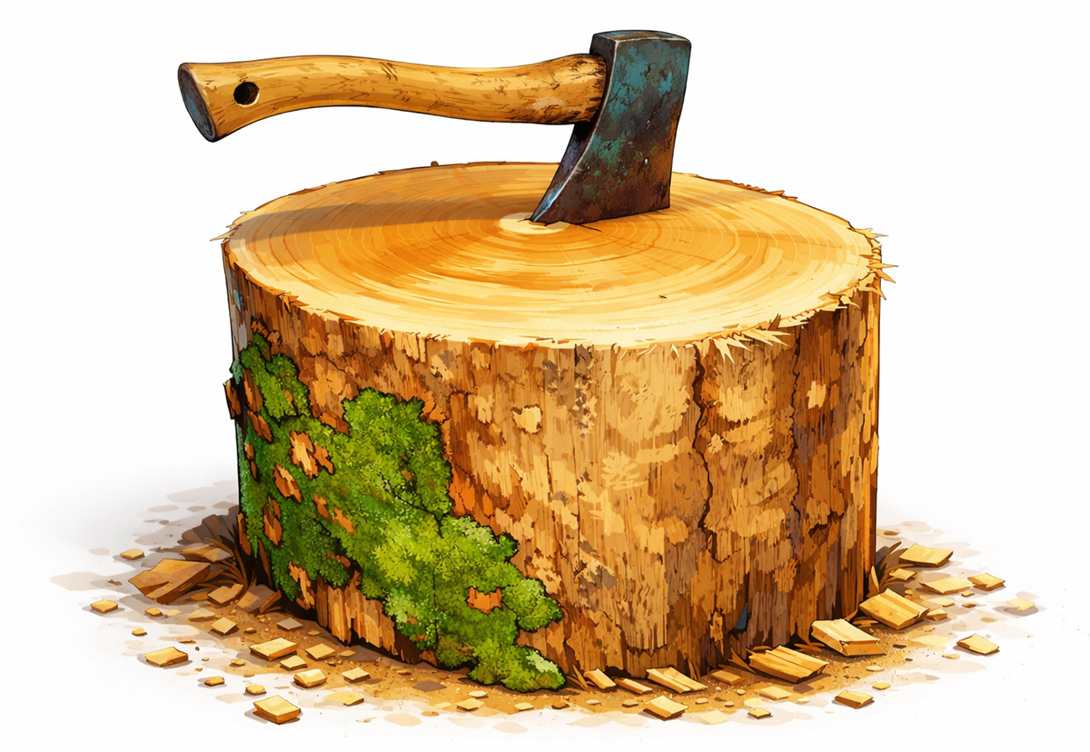 Chopping block.